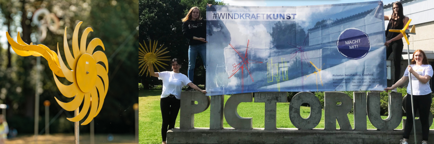 Preisverleihung für das Gewinner-Windrad vom Global Wind Day 2023