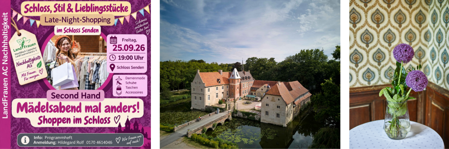 Late-Night-Kleiderbörse auf Schloss Senden